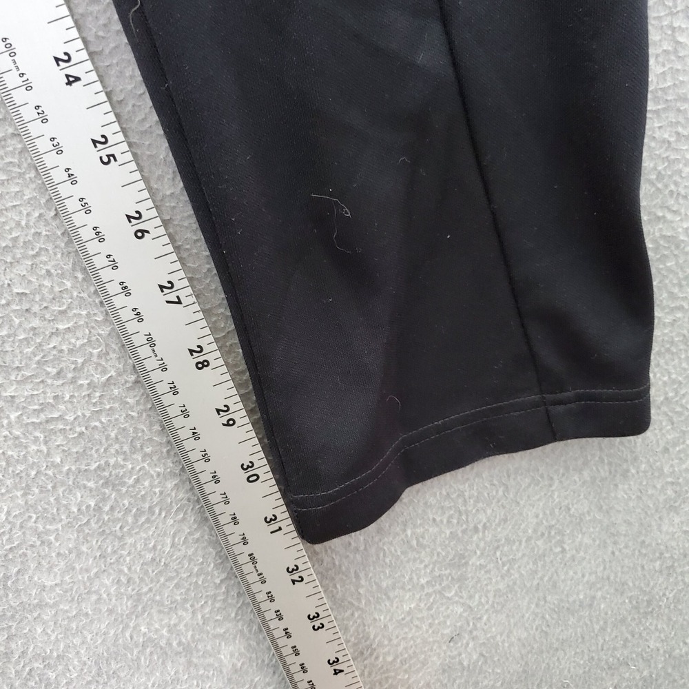Adidas Men Activewear Pants XL Black Sweatpants Logo Climalite Drawstring - Picture 6 of 12